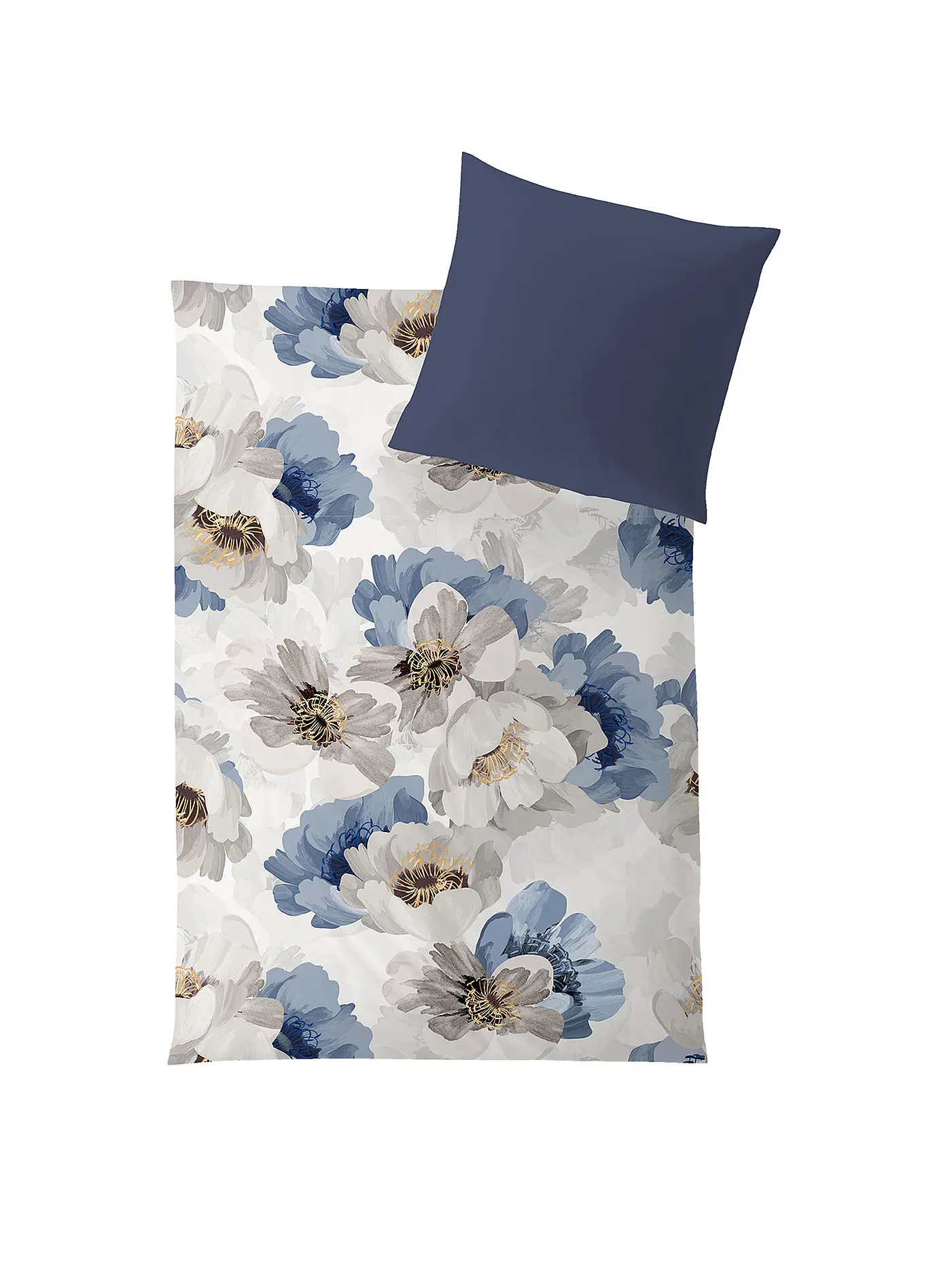 HEFEL | Tencel Bettwäsche Antibes 70x90cm / 140x200cm Blau | 